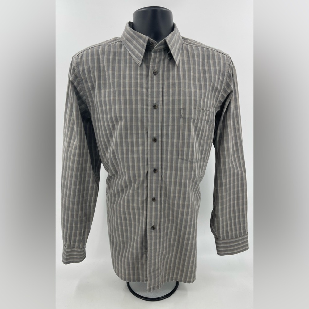 5.11 Tactical Series Conceal Carry Shirt Brown Plaid Long Sleeve Vented Men’s M